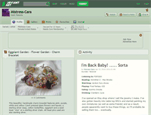 Tablet Screenshot of mistress-cara.deviantart.com