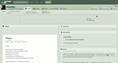 Desktop Screenshot of nonentity.deviantart.com
