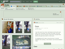 Tablet Screenshot of fk306.deviantart.com