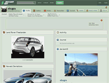 Tablet Screenshot of ebugra.deviantart.com