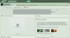 Desktop Screenshot of oceansama.deviantart.com