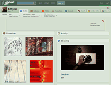 Tablet Screenshot of benjoin.deviantart.com