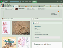 Tablet Screenshot of mechahog.deviantart.com