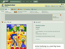 Tablet Screenshot of narisha-is-here.deviantart.com