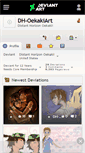 Mobile Screenshot of dh-oekakiart.deviantart.com