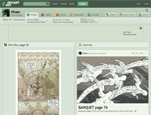 Tablet Screenshot of nhaar.deviantart.com