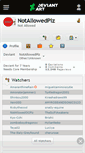 Mobile Screenshot of notallowedplz.deviantart.com
