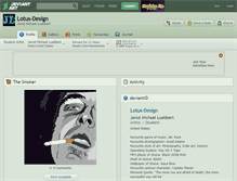 Tablet Screenshot of lotus-design.deviantart.com