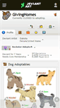 Mobile Screenshot of givinghomes.deviantart.com
