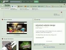 Tablet Screenshot of floriske.deviantart.com