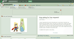 Desktop Screenshot of dynamicsketch.deviantart.com