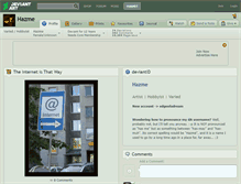 Tablet Screenshot of hazme.deviantart.com