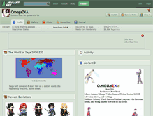 Tablet Screenshot of omegazxa.deviantart.com