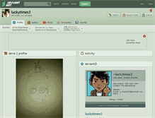 Tablet Screenshot of luckytimes3.deviantart.com