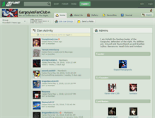 Tablet Screenshot of gargoylesfanclub.deviantart.com