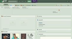 Desktop Screenshot of mikeh4.deviantart.com