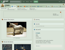 Tablet Screenshot of a-team.deviantart.com