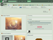 Tablet Screenshot of fbed.deviantart.com