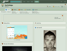 Tablet Screenshot of ducklindpo.deviantart.com