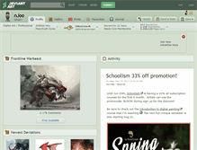 Tablet Screenshot of njoo.deviantart.com