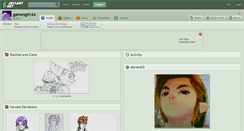 Desktop Screenshot of gamesgirl44.deviantart.com