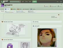 Tablet Screenshot of gamesgirl44.deviantart.com