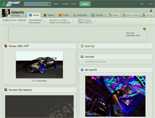 Tablet Screenshot of galaxxx.deviantart.com