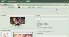 Desktop Screenshot of cauxiq.deviantart.com