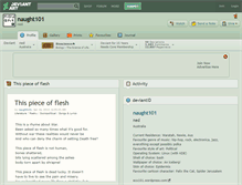 Tablet Screenshot of naught101.deviantart.com
