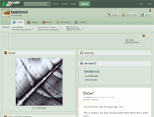 Tablet Screenshot of beatlzrock.deviantart.com