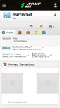 Mobile Screenshot of marcricket.deviantart.com