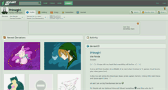 Desktop Screenshot of primegirl.deviantart.com