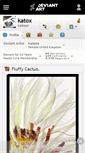 Mobile Screenshot of katox.deviantart.com