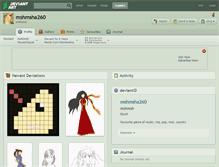 Tablet Screenshot of mshmsha260.deviantart.com
