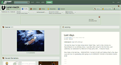 Desktop Screenshot of lunar-rose24.deviantart.com