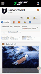 Mobile Screenshot of lunar-rose24.deviantart.com