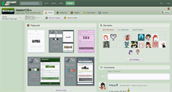 Desktop Screenshot of mastercss.deviantart.com