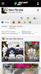 Mobile Screenshot of how-to-use.deviantart.com