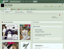 Tablet Screenshot of how-to-use.deviantart.com