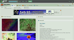 Desktop Screenshot of necrolator.deviantart.com