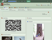 Tablet Screenshot of deartiffany.deviantart.com