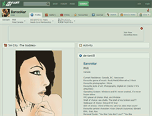 Tablet Screenshot of baronmar.deviantart.com