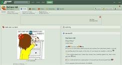 Desktop Screenshot of dxc4evr-tdi.deviantart.com