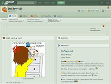 Tablet Screenshot of dxc4evr-tdi.deviantart.com