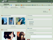 Tablet Screenshot of itsagoose.deviantart.com