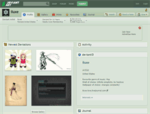 Tablet Screenshot of iluxe.deviantart.com