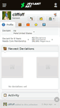 Mobile Screenshot of cliffoff.deviantart.com