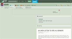 Desktop Screenshot of animalla.deviantart.com