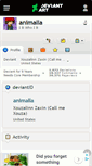 Mobile Screenshot of animalla.deviantart.com