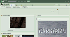 Desktop Screenshot of canuckzd.deviantart.com